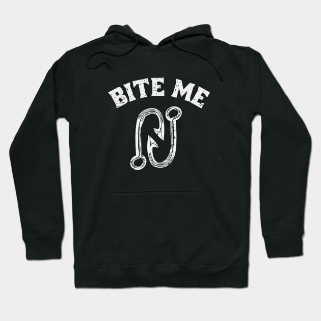 Bite Me Fishing Hoodie by sunima